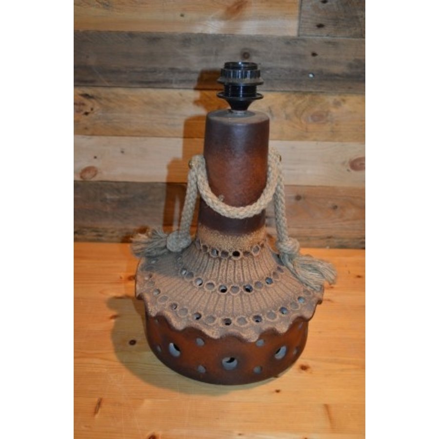 Keramische vintage schemerlamp zonder kap-1
