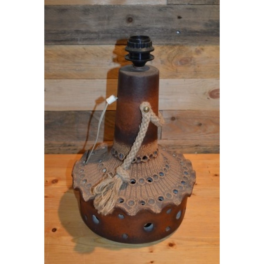 Keramische vintage schemerlamp zonder kap-2