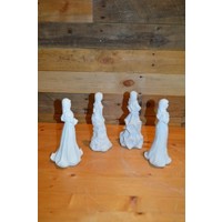 thumb-Set van 4 betonnen bloemenvrouwen – jurken per jaargetijde-2