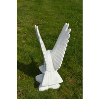 thumb-Grote betonnen arend met vleugels omhoog – Stoere roofvogel tuinbeeld-4