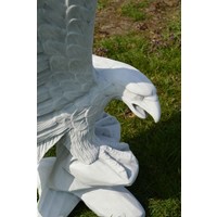 thumb-Grote betonnen arend met vleugels omhoog – Stoere roofvogel tuinbeeld-5
