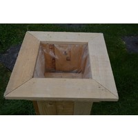 thumb-Vierkante bloembak van hergebruikt pallethout met plastic binnenvoering-4