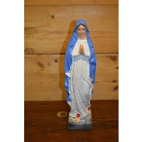 thumb-Polyester beeld van biddende Maria – Klein religieus tuinbeeld-1