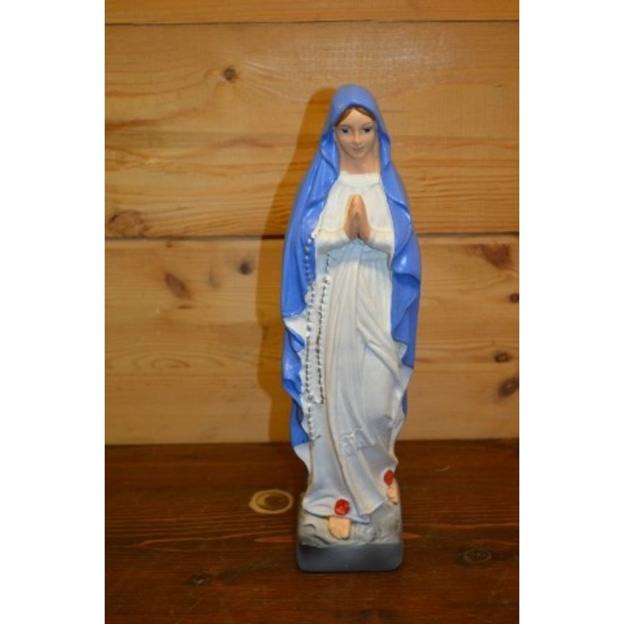 Polyester beeld van biddende Maria – Klein religieus tuinbeeld-1