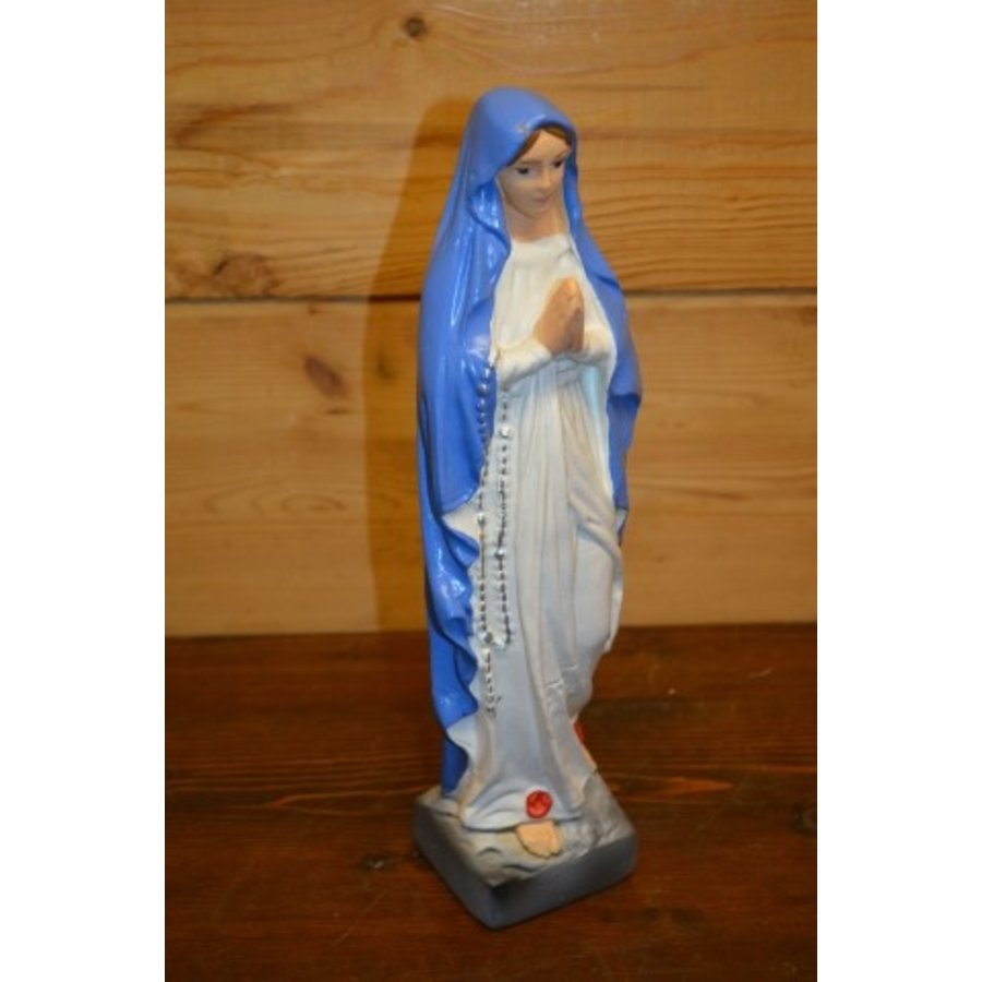 Polyester beeld van biddende Maria – Klein religieus tuinbeeld-4