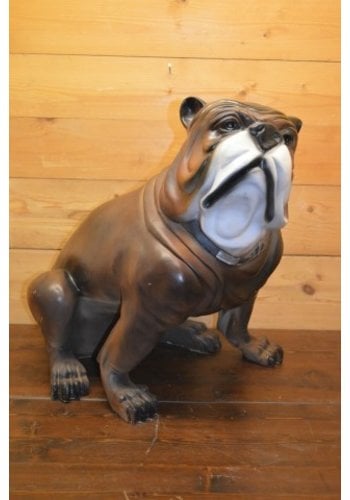 Polyester beeld bulldog 