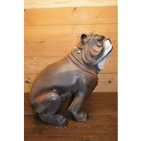 thumb-Vervaarlijk uitziende bulldog van polyester – decoratief hondenbeeld voor binnen en buiten-4