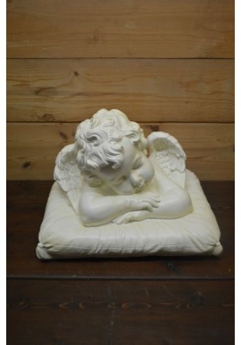 Polyester beeld slapende engel 