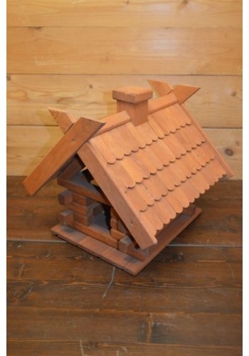 Houten voederhuisje voor vogels 