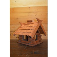 thumb-Decoratief houten voederhuisje voor vogels – ambachtelijk vogelhuis-5