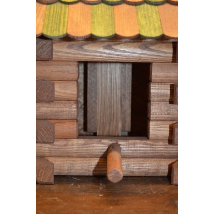 Voederhuisje voor vogels van geïmpregneerd hout – decoratief wandmodel-3