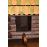 thumb-Voederhuisje voor vogels van geïmpregneerd hout – decoratief wandmodel-4