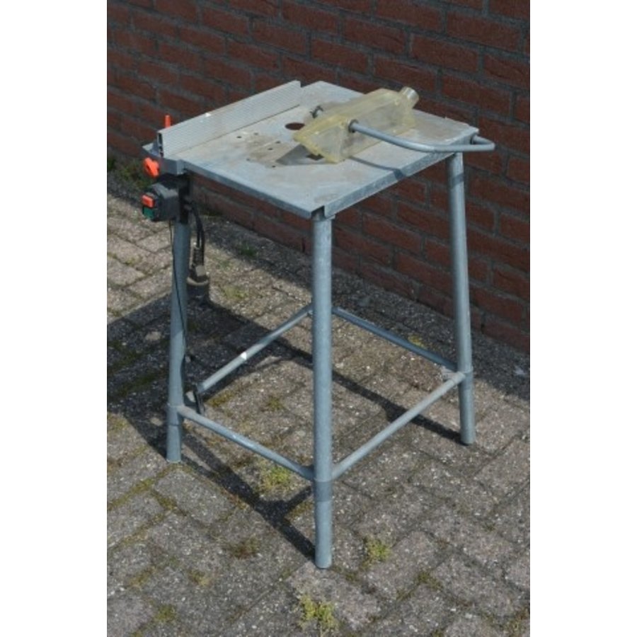Universele metalen zaagbok – Cirkelzaag tafel met veiligheidskap en schakelaar-3