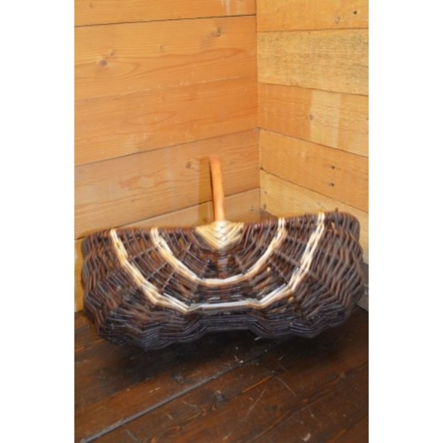 Boodschappenmand met rotan hengsel gekleurd-4