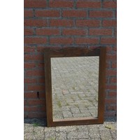 thumb-Rechthoekige donker eiken spiegel-2