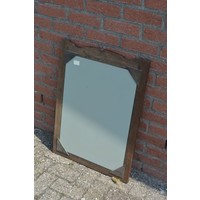 thumb-Rechthoekige donker eiken spiegel-3