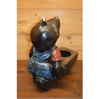 thumb-Ludiek molletje met kruiwagen – Polyester plantenbakje en decoratie-3