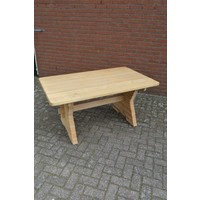 thumb-Robuuste tuintafel van blank hout-3