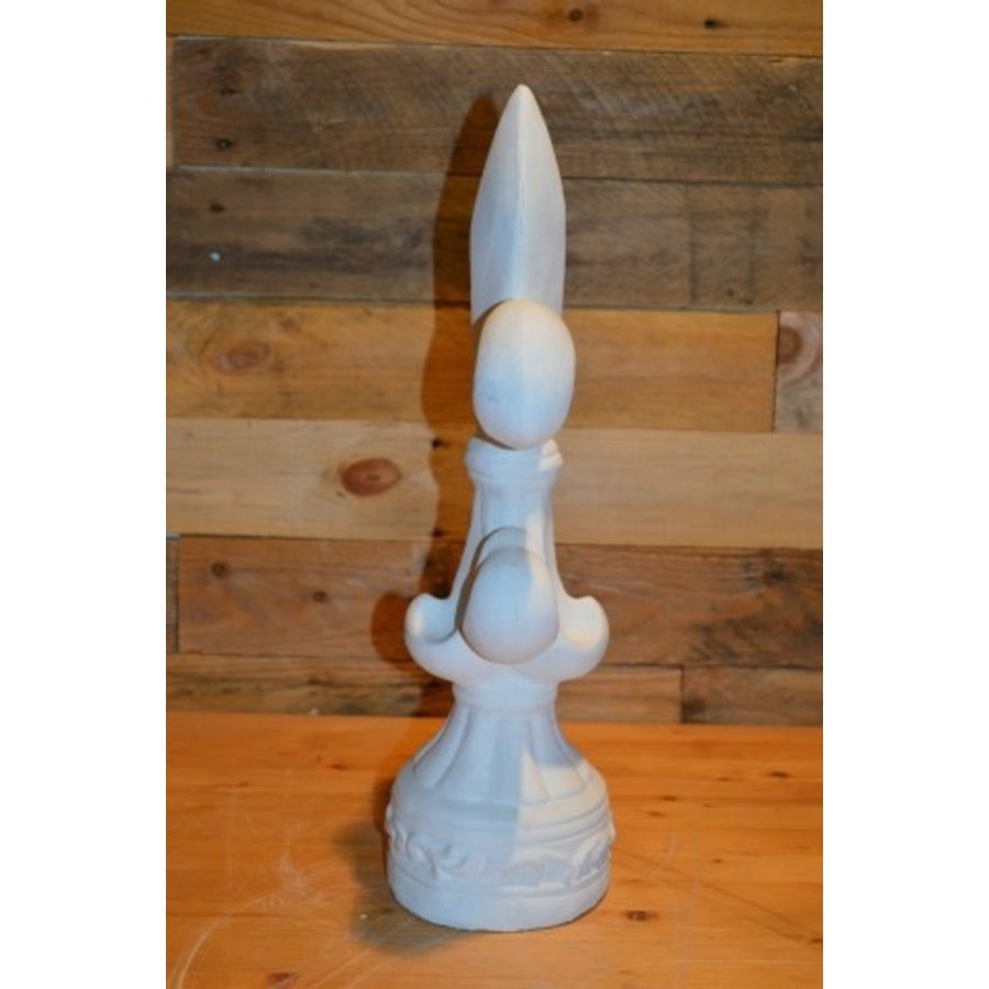 Fleur-de-lis van beton – Franse lelie ornament voor binnen en buiten-2