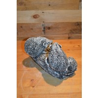 thumb-Betonnen familie egel op water- of voerbakje voor binnen en buiten-3