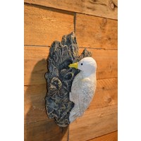 thumb-Vogel op boomstam wanddecoratie-1