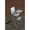 LoodsVol, Tweedehands Vintage kinderstoel met chromen onderstel