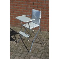 thumb-Vintage kinderstoel met chroom metalen onderstel – om te bouwen tot stoeltje-2