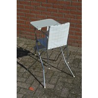 thumb-Vintage kinderstoel met chroom metalen onderstel – om te bouwen tot stoeltje-3