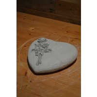 thumb-Betonnen hart met rozen – symbool van liefde en herinnering-3