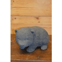 thumb-Schattige staande pandabeer van beton – decoratief beeldje voor tuin of vensterbank-1