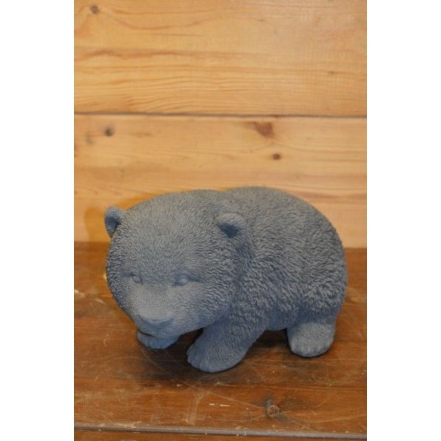 Schattige staande pandabeer van beton – decoratief beeldje voor tuin of vensterbank-1