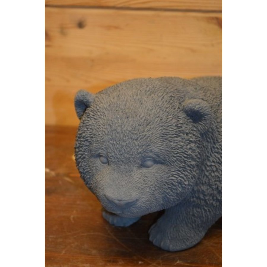 Schattige staande pandabeer van beton – decoratief beeldje voor tuin of vensterbank-2