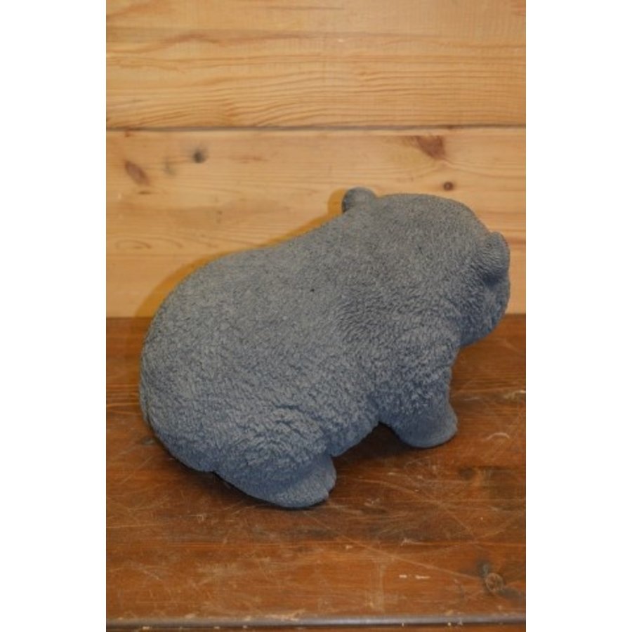 Schattige staande pandabeer van beton – decoratief beeldje voor tuin of vensterbank-4