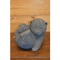 thumb-Betonnen beeld van een liggende pandabeer voor binnen en buiten-1