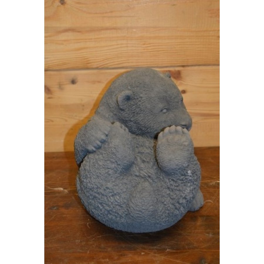 Betonnen beeld van een liggende pandabeer voor binnen en buiten-2