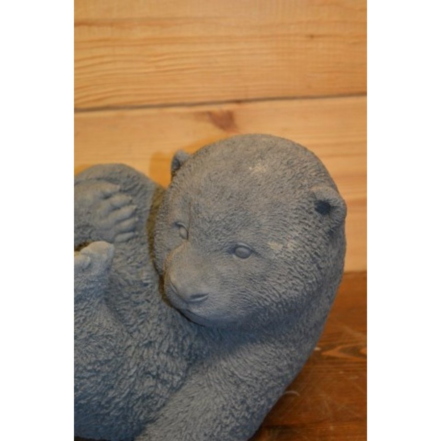 Betonnen beeld van een liggende pandabeer voor binnen en buiten-5