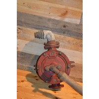 thumb-Gietijzeren vleugelpomp uit de voormalige DDR als authentiek industrieel object-3