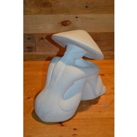 thumb-Betonnen beeld van een rustende rijstplukster voor tuin of terras-3