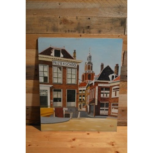 Schilderij Muziekschool 