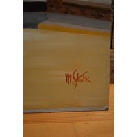 thumb-Schilderij De Muziekschool van kunstschilder M. Stolk-2