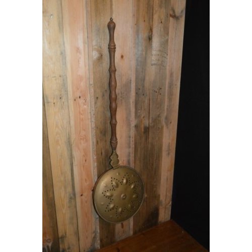 Vintage bedstoof van koper 