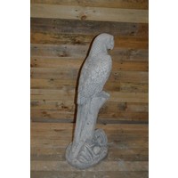 thumb-Grote ara op boomstronk – betonnen tuinbeeld-5