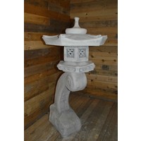 thumb-Betonnen beeld Japanse tuinlantaarn Rankei-1