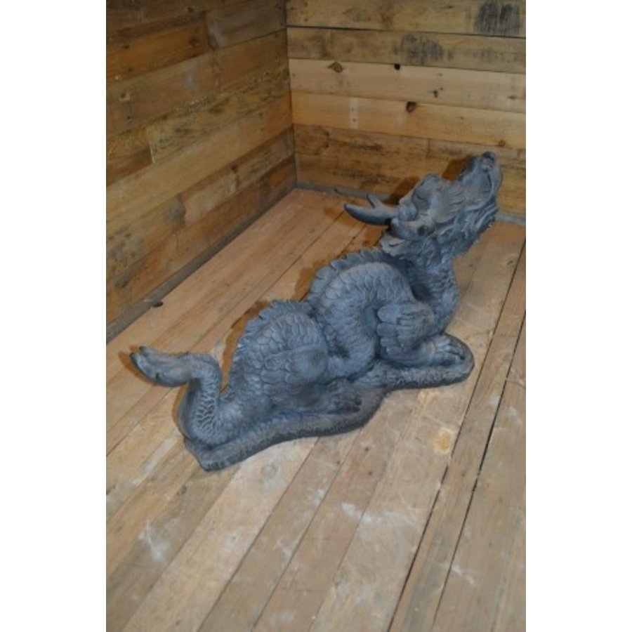 Chinese draak betonnen tuinbeeld-3