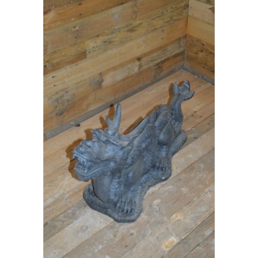 Chinese draak betonnen tuinbeeld-4