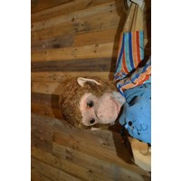 thumb-Vintage aap in palmboom met bewegingsmechaniek-3