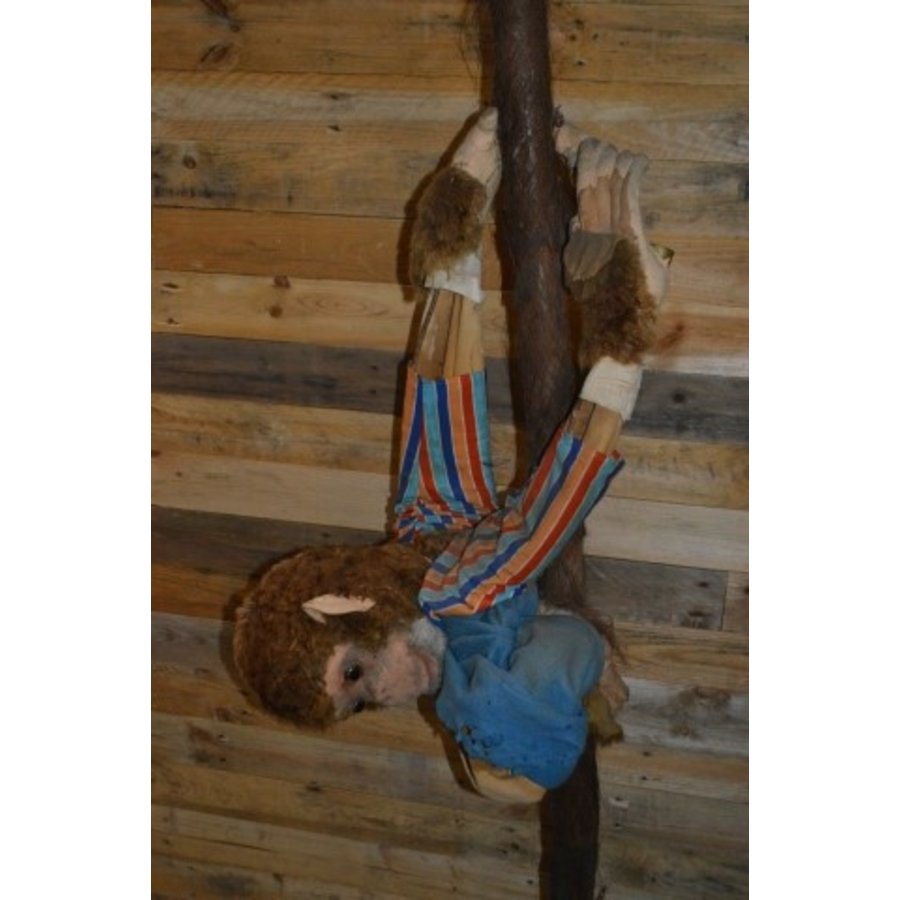 Vintage aap in palmboom, opknapper-2