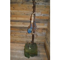 thumb-Vintage aap in palmboom met bewegingsmechaniek-6