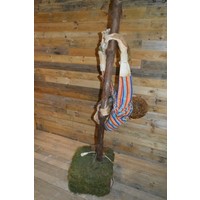 thumb-Vintage aap in palmboom met werkend opblaasmechaniek-9