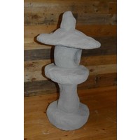 thumb-Betonnen Japanse Rankei tuinlantaarn – decoratief beeld voor tuin of vijver-4